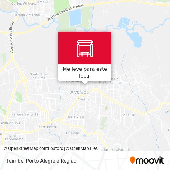 Taimbé mapa