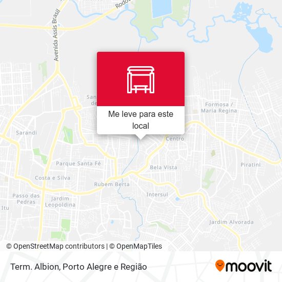 Term. Albion mapa