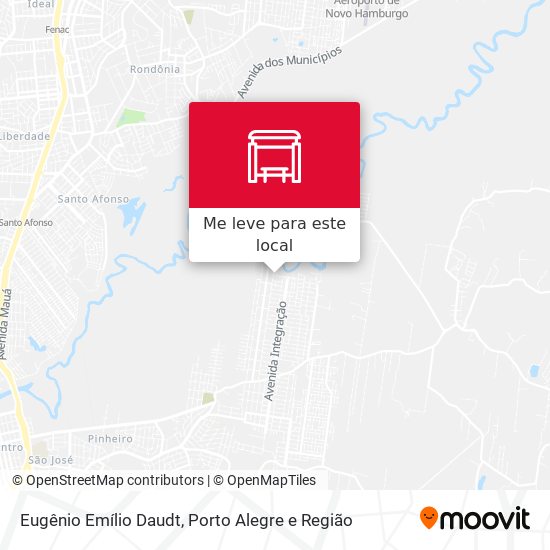 Eugênio Emílio Daudt mapa