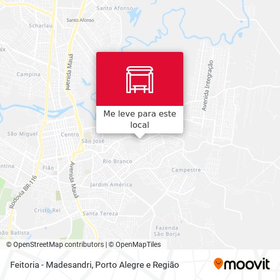 Feitoria - Madesandri mapa
