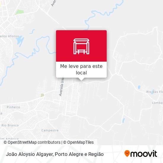 João Aloysio Algayer mapa