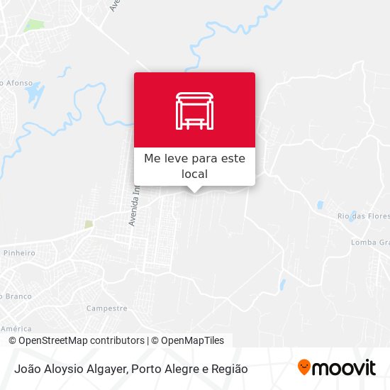 João Aloysio Algayer mapa