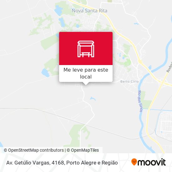 Av. Getúlio Vargas, 4168 mapa