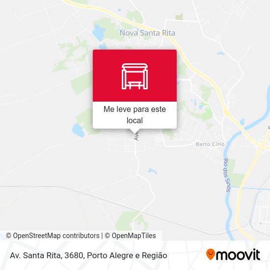 Av. Santa Rita, 3680 mapa