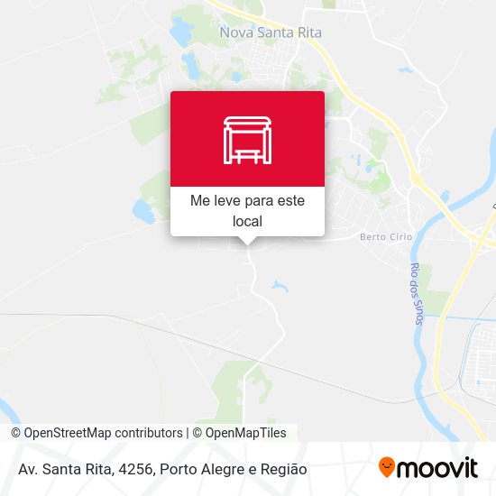 Av. Santa Rita, 4256 mapa