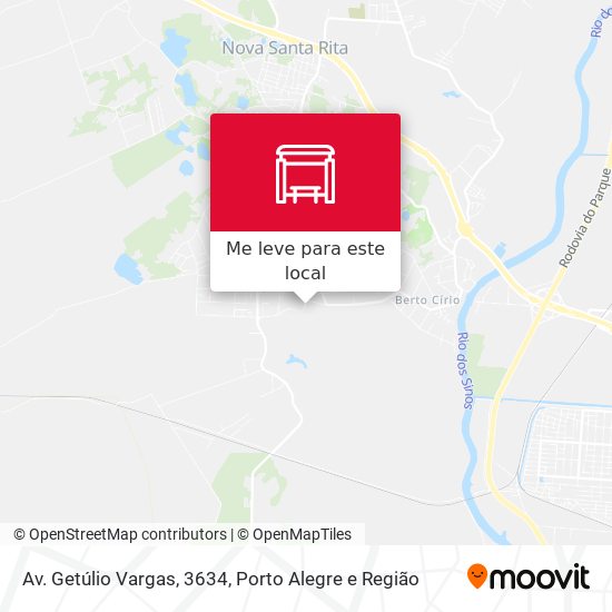 Av. Getúlio Vargas, 3634 mapa