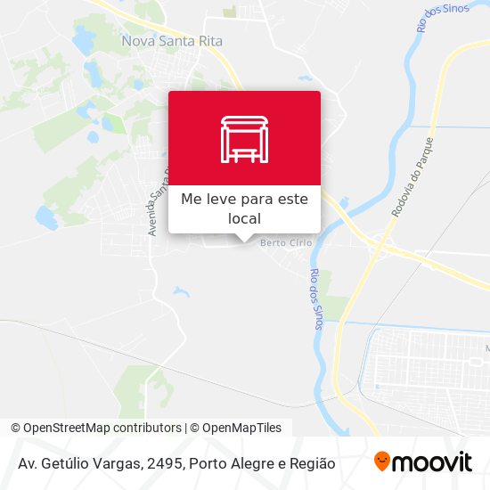 Av. Getúlio Vargas, 2495 mapa