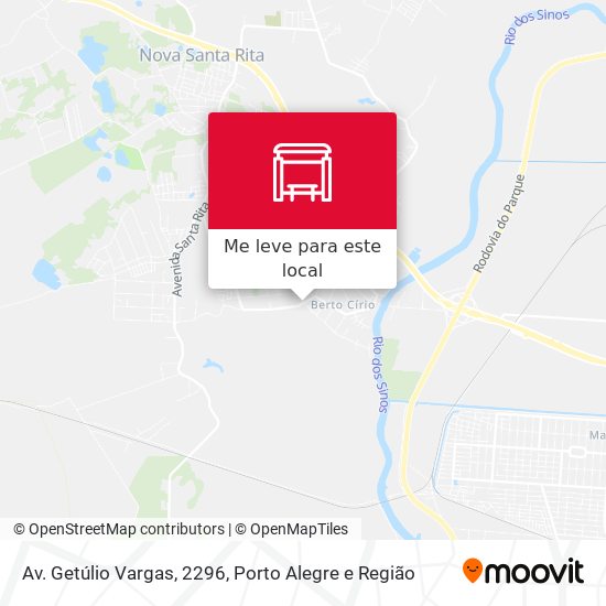 Av. Getúlio Vargas, 2296 mapa
