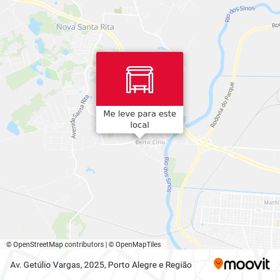 Av. Getúlio Vargas, 2025 mapa