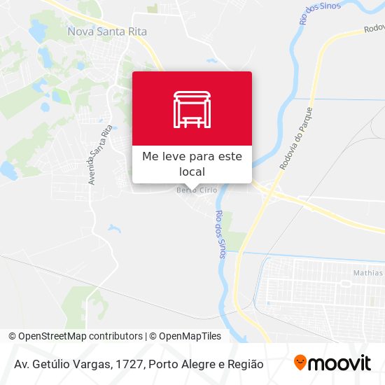 Av. Getúlio Vargas, 1727 mapa