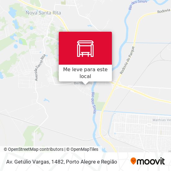 Av. Getúlio Vargas, 1482 mapa