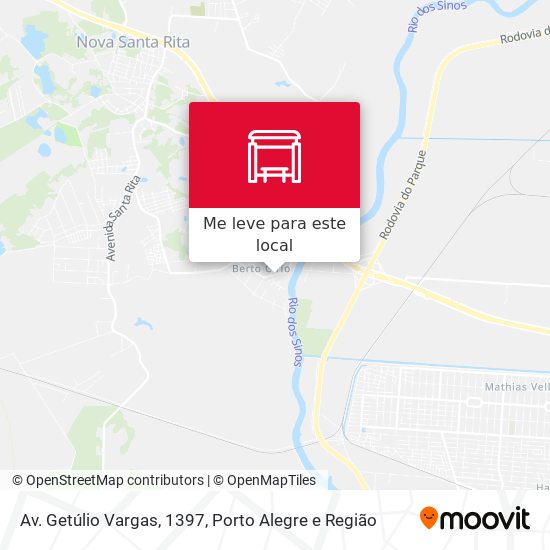 Av. Getúlio Vargas, 1397 mapa