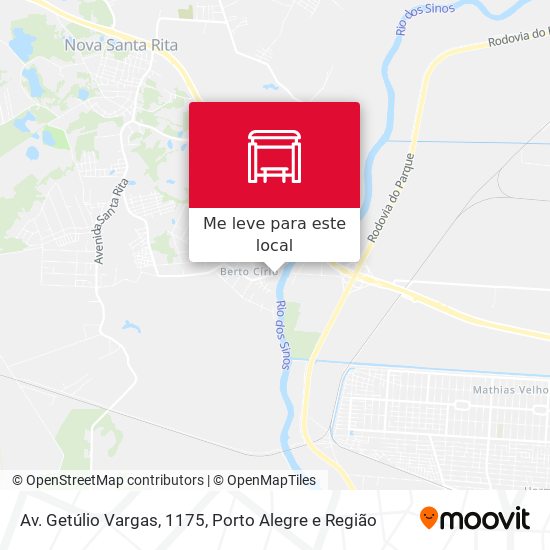 Av. Getúlio Vargas, 1175 mapa