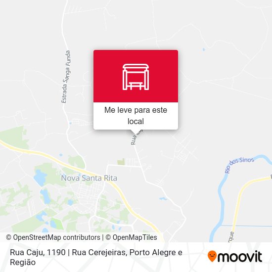 Rua Caju, 1190 | Rua Cerejeiras mapa