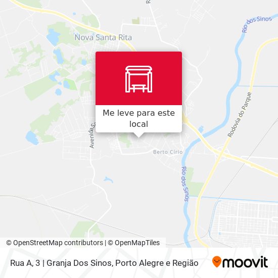 Rua A, 3 | Granja Dos Sinos mapa