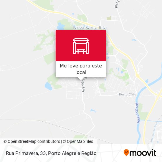 Rua Primavera, 33 mapa