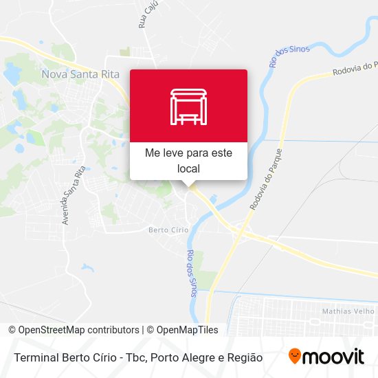 Terminal Berto Círio - Tbc mapa