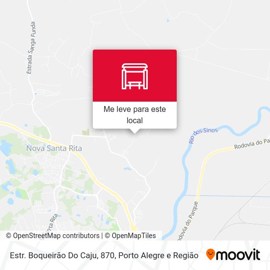 Estr. Boqueirão Do Caju, 870 mapa