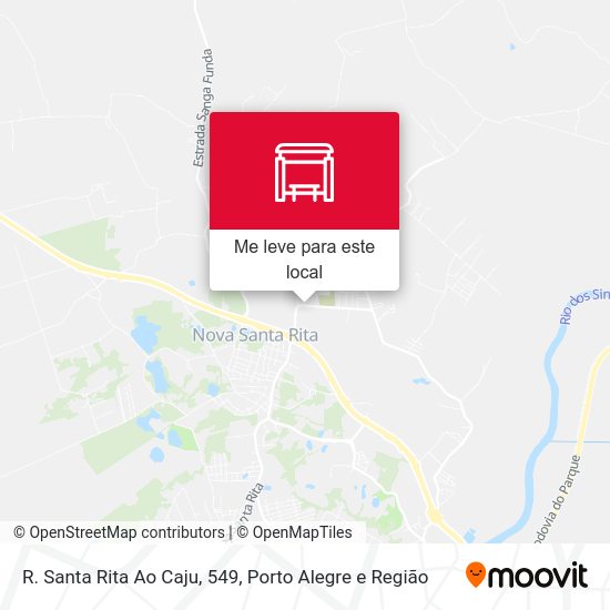R. Santa Rita Ao Caju, 549 mapa