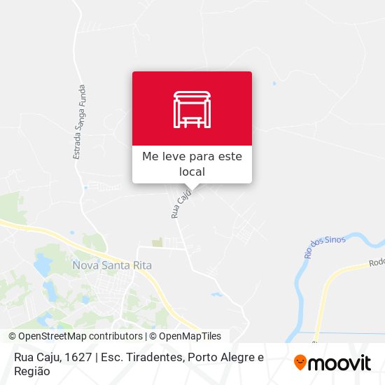 Rua Caju, 1627 | Esc. Tiradentes mapa