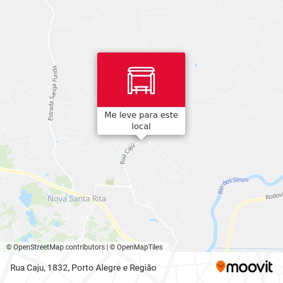 Rua Caju, 1832 mapa