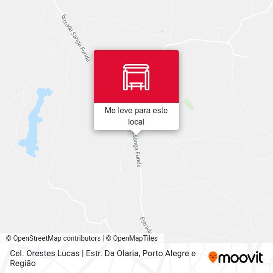 Cel. Orestes Lucas | Estr. Da Olaria mapa