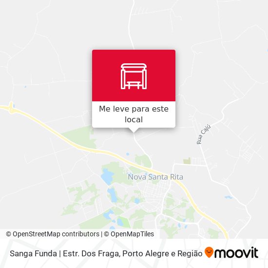 Sanga Funda | Estr. Dos Fraga mapa