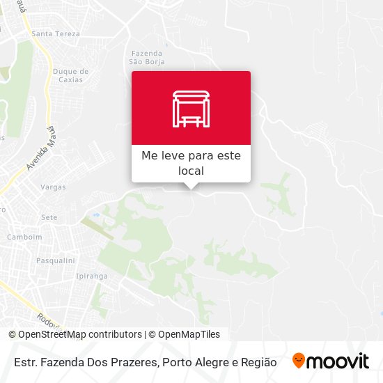 Estr. Fazenda Dos Prazeres mapa