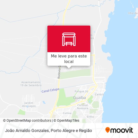 João Arnaldo Gonzales mapa