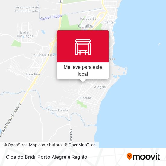 Cloaldo Bridi mapa