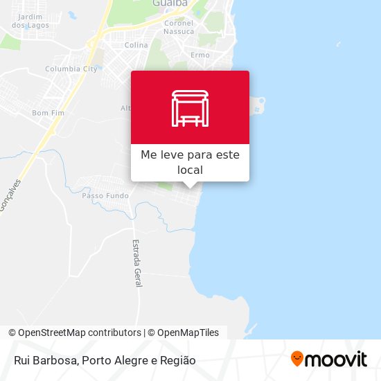 Rui Barbosa mapa