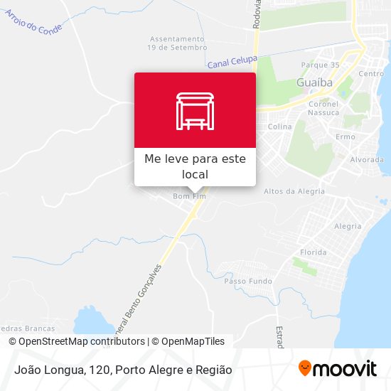 João Longua, 120 mapa