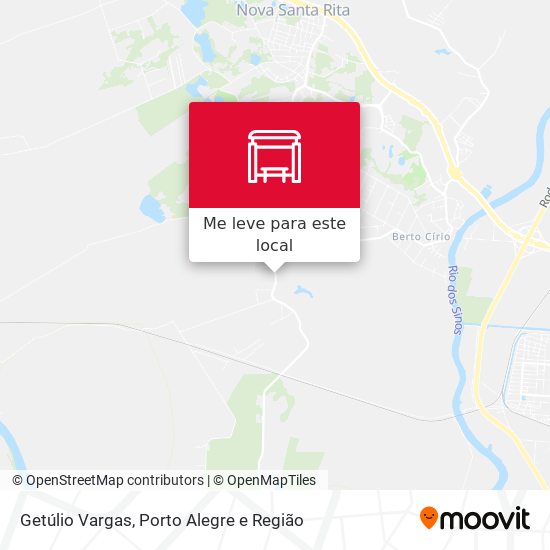 Getúlio Vargas mapa