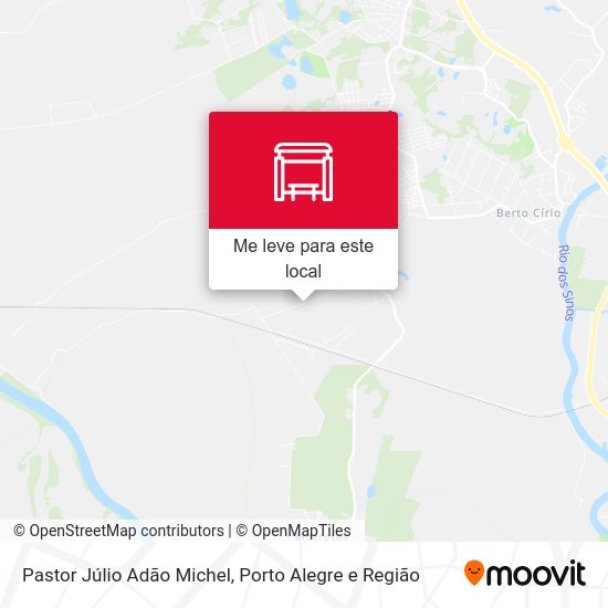 Pastor Júlio Adão Michel mapa