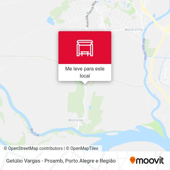 Getúlio Vargas - Proamb mapa