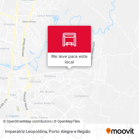 Imperatriz Leopoldina mapa