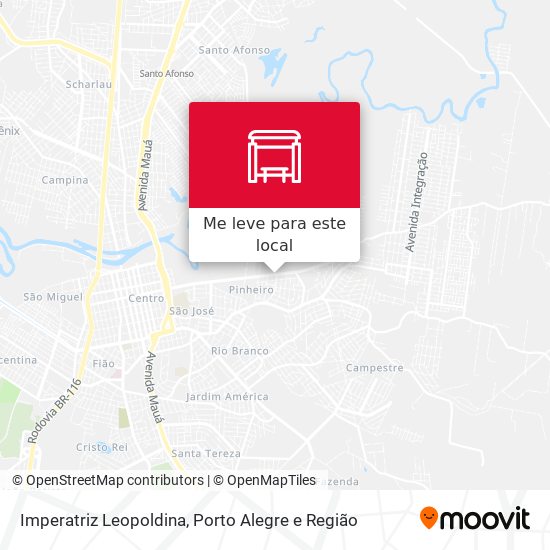 Imperatriz Leopoldina mapa