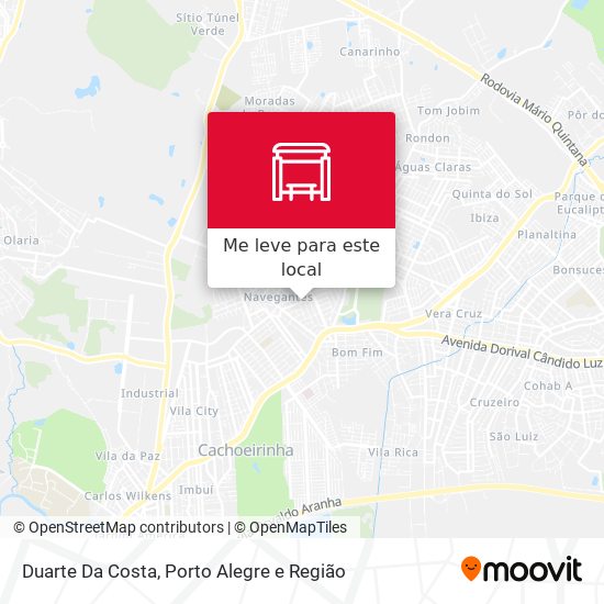 Duarte Da Costa mapa