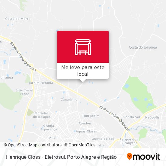 Henrique Closs - Eletrosul mapa