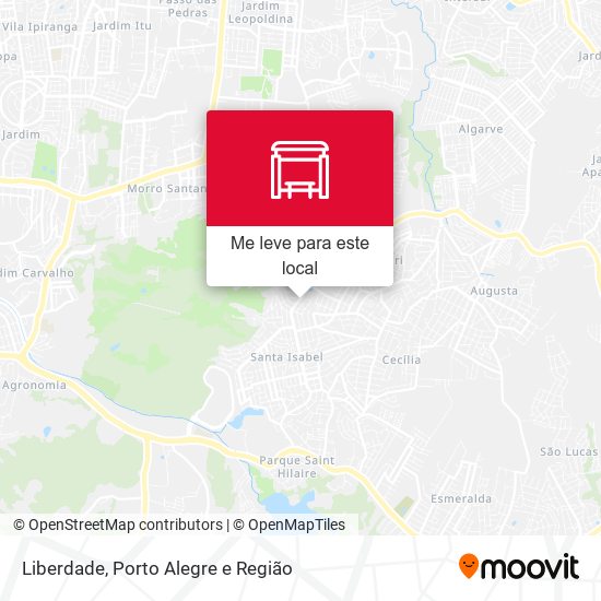 Liberdade mapa