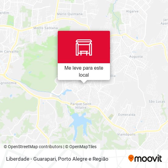 Liberdade - Guarapari mapa