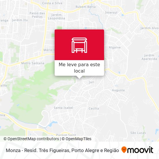 Monza - Resid. Três Figueiras mapa