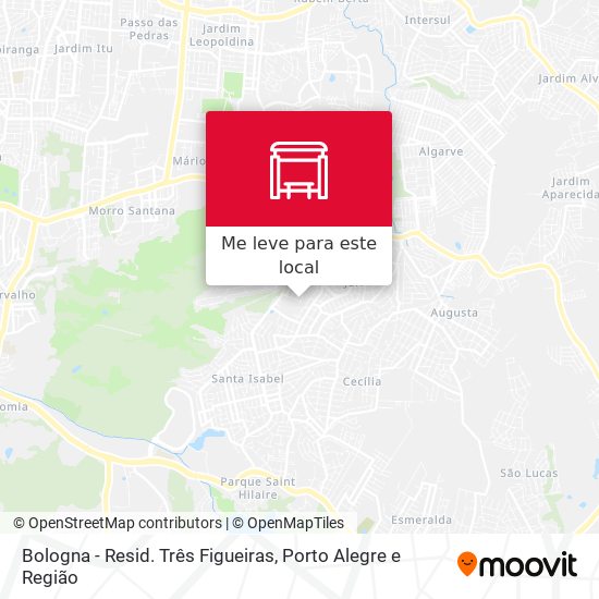 Bologna - Resid. Três Figueiras mapa