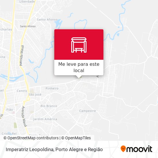 Imperatriz Leopoldina mapa
