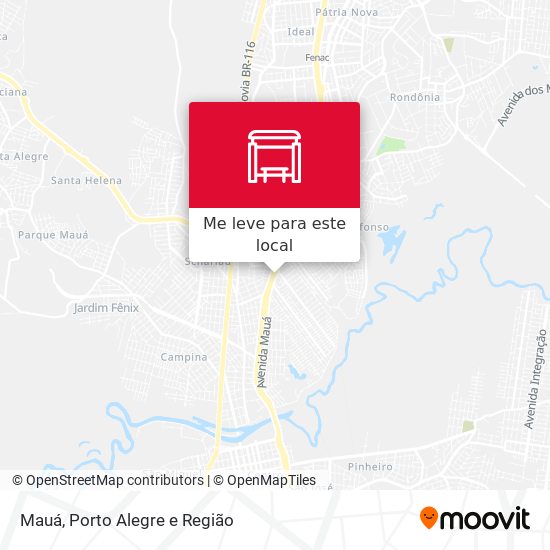 Mauá mapa