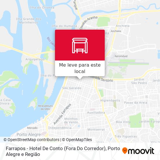 Farrapos - Hotel De Conto (Fora Do Corredor) mapa