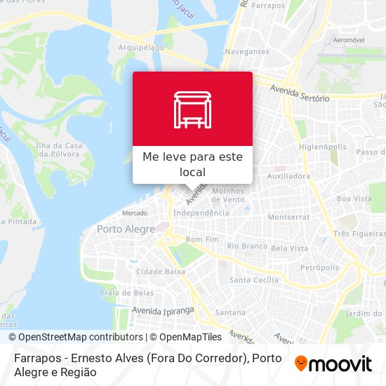Farrapos - Ernesto Alves (Fora Do Corredor) mapa