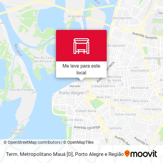 Term. Metropolitano Mauá [D] mapa