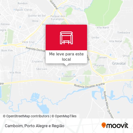 Camboim mapa