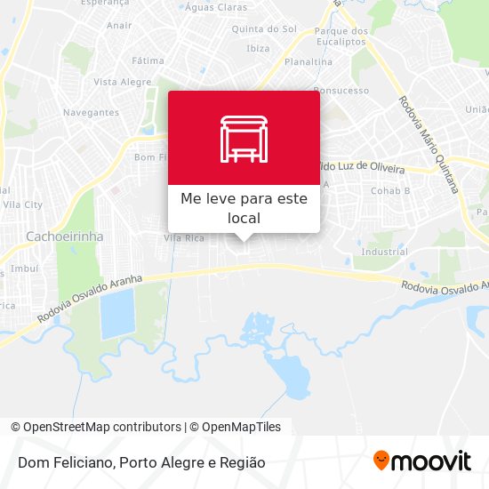Dom Feliciano mapa